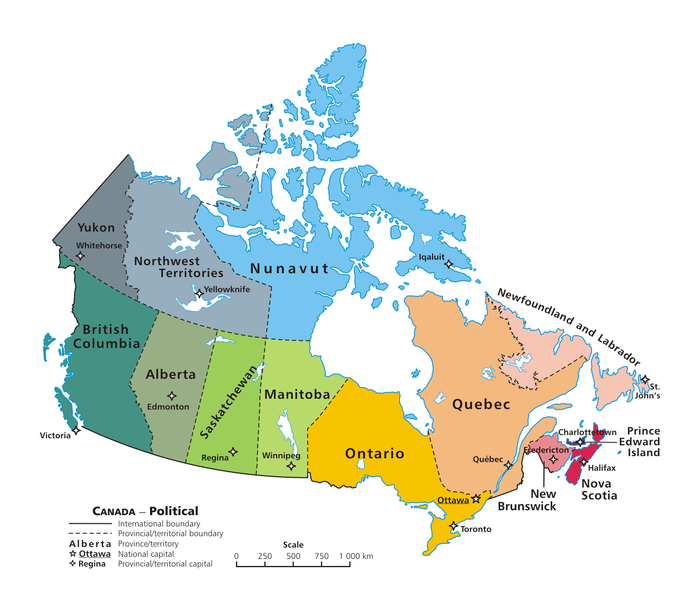 Canada map